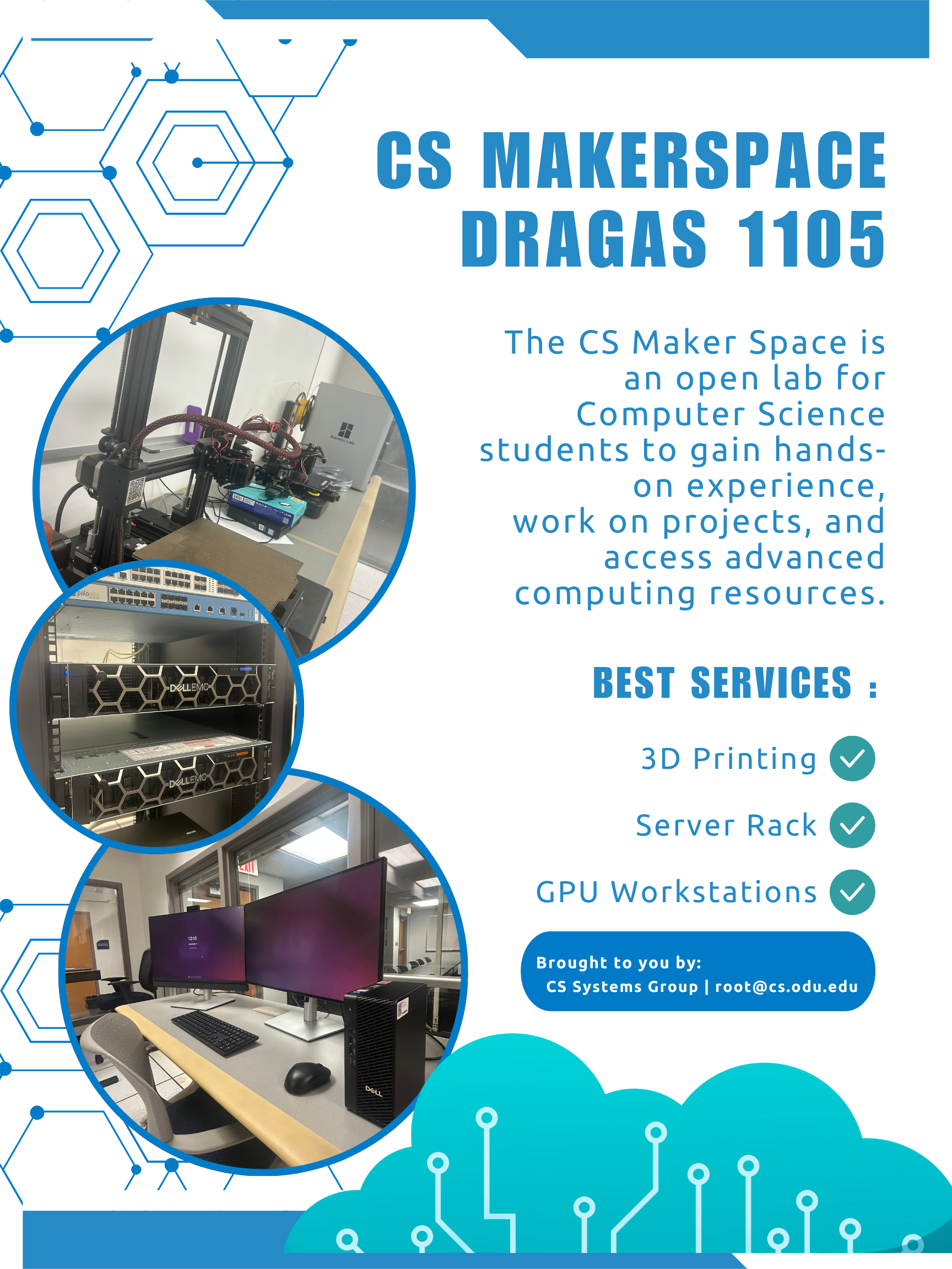 ODU Computer Science Makerspace poster